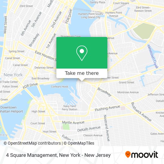 Mapa de 4 Square Management