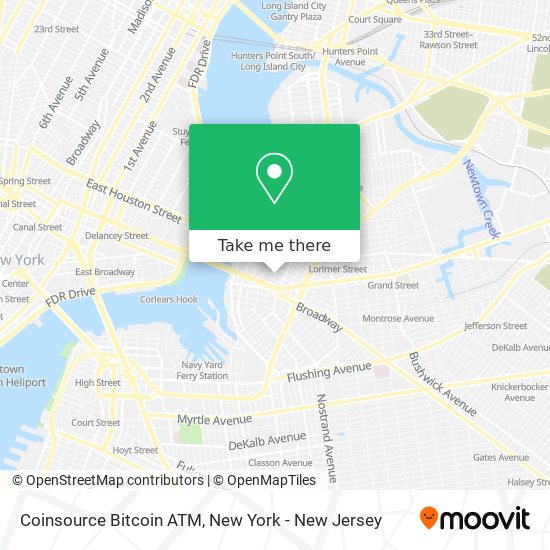 Coinsource Bitcoin ATM map