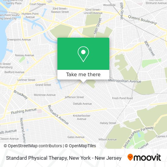 Standard Physical Therapy map