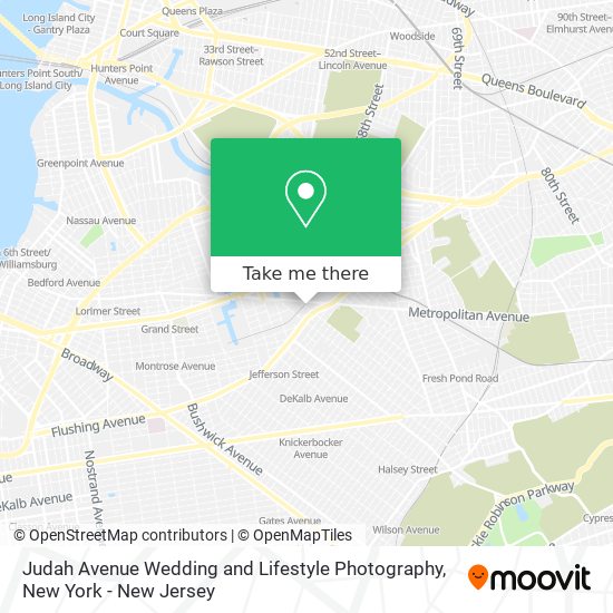 Judah Avenue Wedding and Lifestyle Photography map