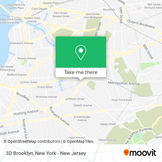Mapa de 3D Brooklyn