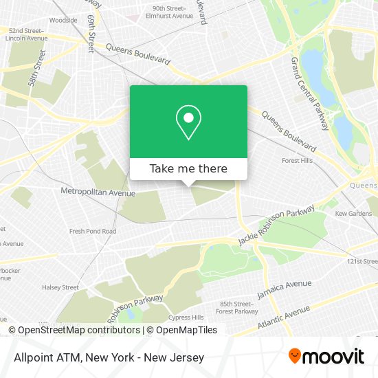 Allpoint ATM map