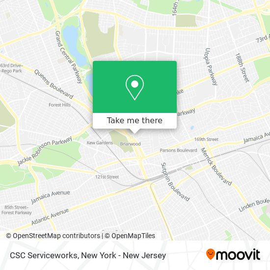 CSC Serviceworks map