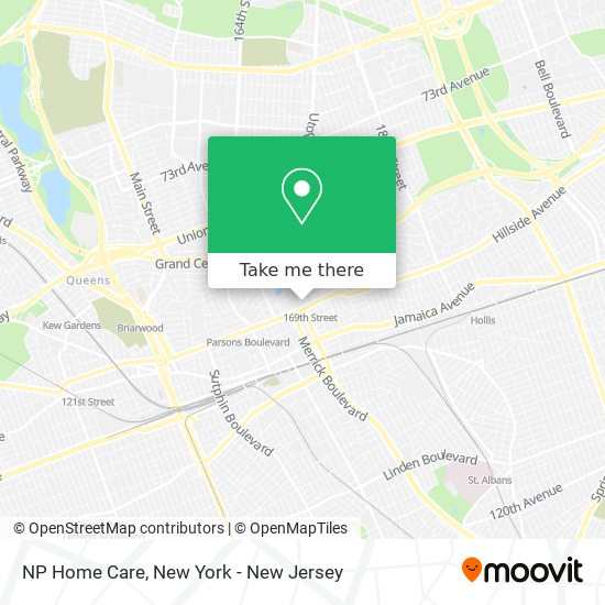 NP Home Care map