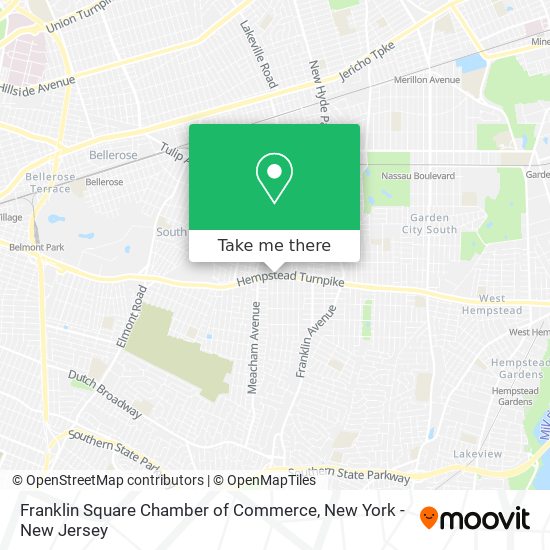 Franklin Square Chamber of Commerce map