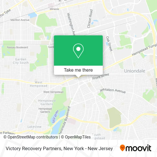 Victory Recovery Partners map