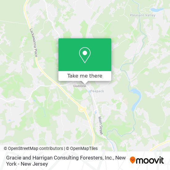 Gracie and Harrigan Consulting Foresters, Inc. map