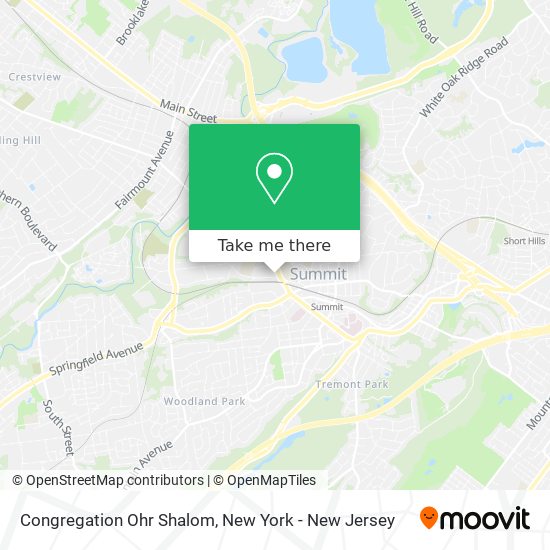 Congregation Ohr Shalom map