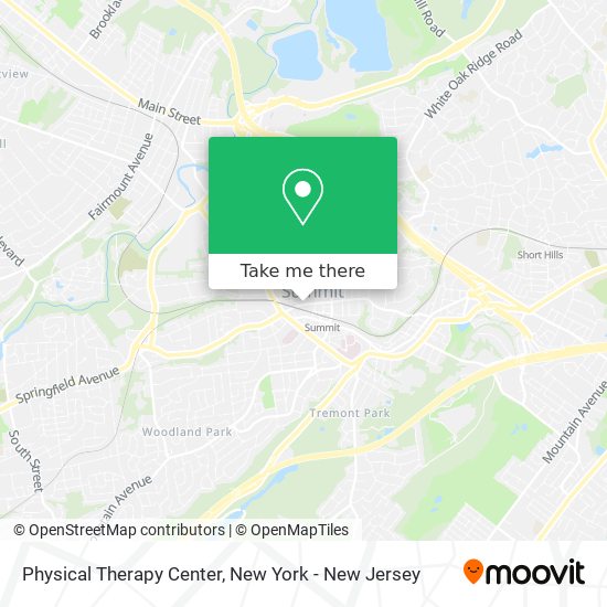 Physical Therapy Center map