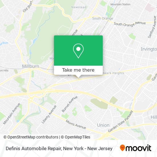 Definis Automobile Repair map