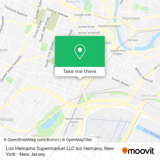 Mapa de Los Hemamo Supermarket LLC los Hemano