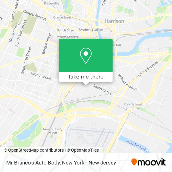 Mapa de Mr Branco's Auto Body