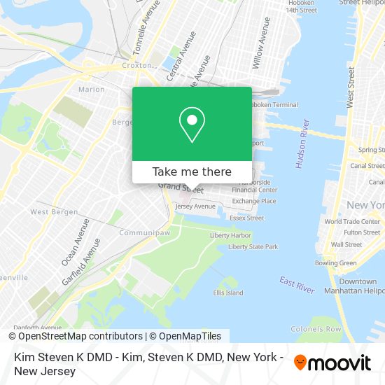 Kim Steven K DMD - Kim, Steven K DMD map