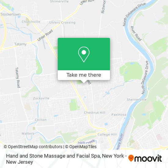 Hand and Stone Massage and Facial Spa map