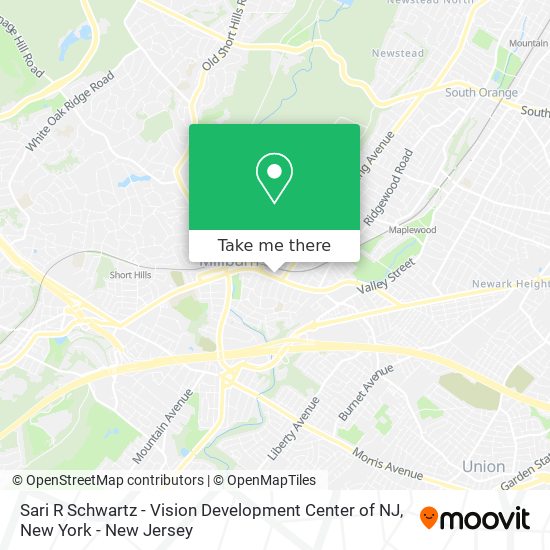 Mapa de Sari R Schwartz - Vision Development Center of NJ