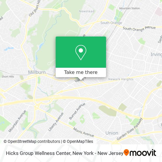 Hicks Group Wellness Center map