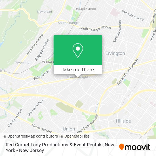 Mapa de Red Carpet Lady Productions & Event Rentals