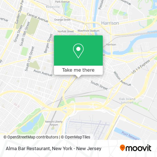 Mapa de Alma Bar Restaurant
