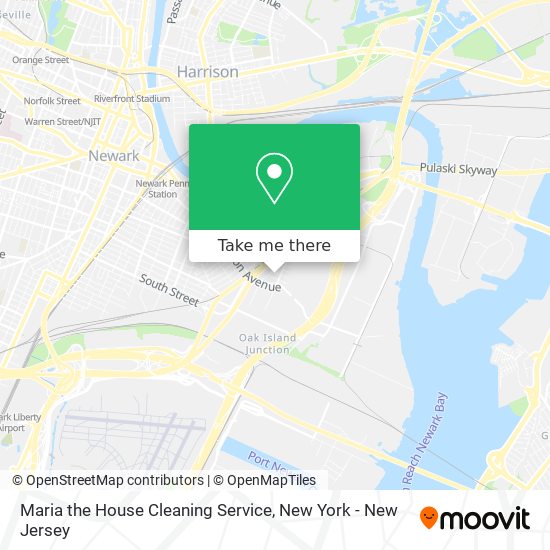 Maria the House Cleaning Service map