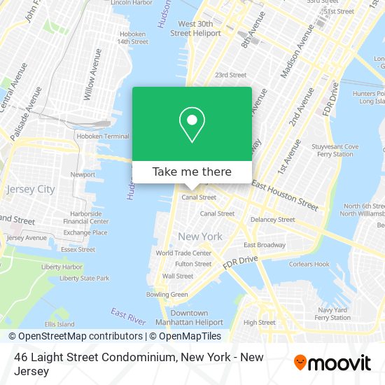 46 Laight Street Condominium map