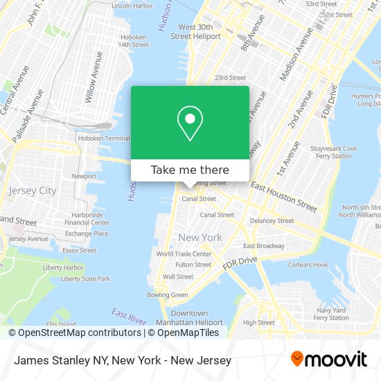 James Stanley NY map