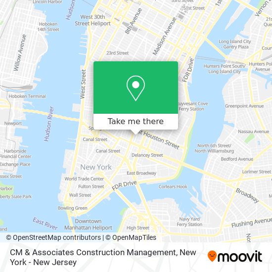CM & Associates Construction Management map