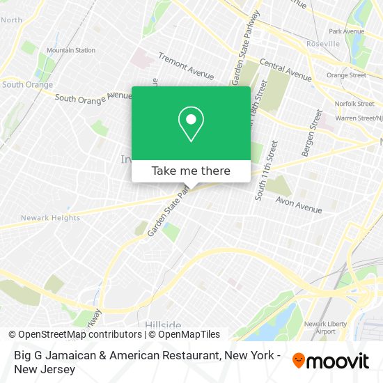 Big G Jamaican & American Restaurant map