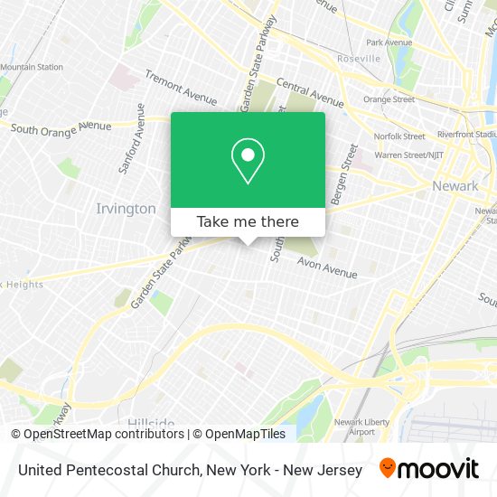 United Pentecostal Church map