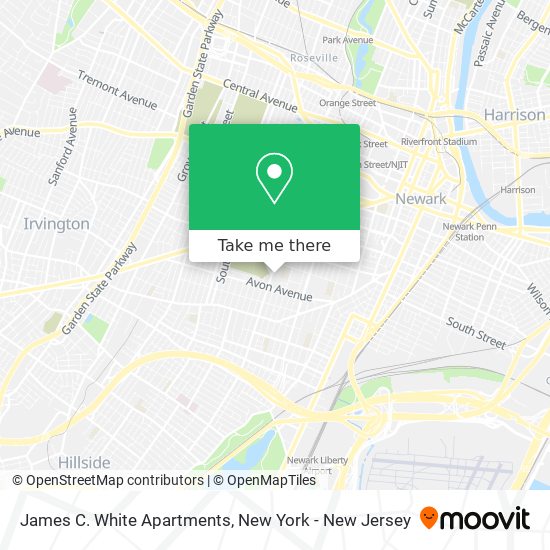 Mapa de James C. White Apartments