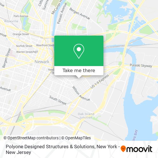 Polyone Designed Structures & Solutions map