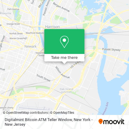 Mapa de Digitalmint Bitcoin ATM Teller Window