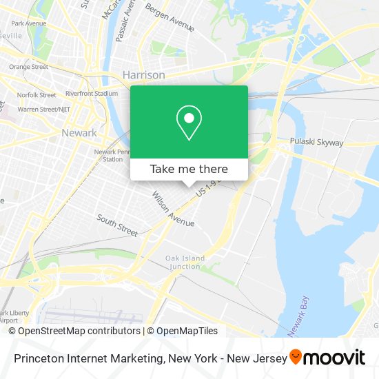 Princeton Internet Marketing map