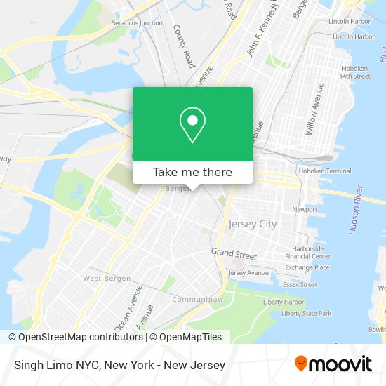 Singh Limo NYC map