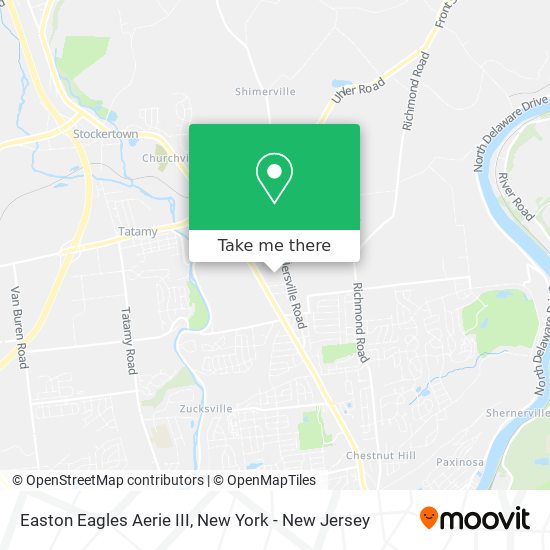 Mapa de Easton Eagles Aerie III