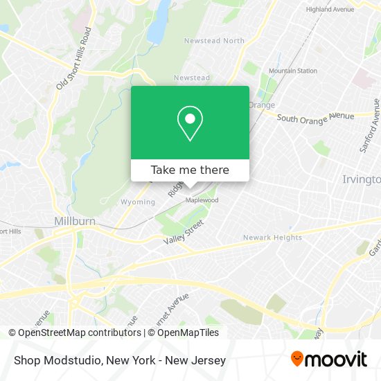 Shop Modstudio map