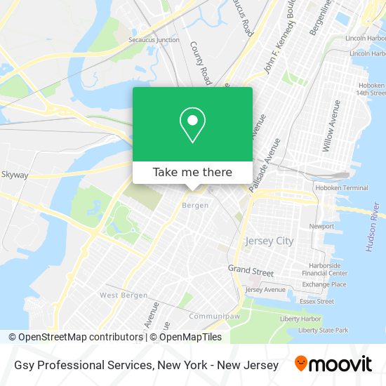 Gsy Professional Services map