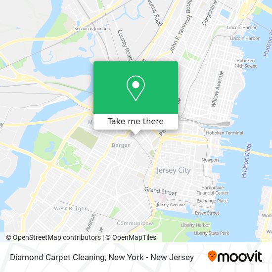 Diamond Carpet Cleaning map