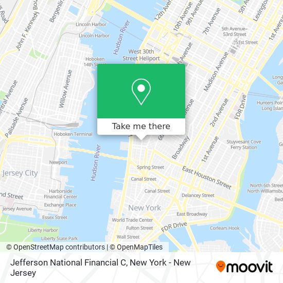 Jefferson National Financial C map