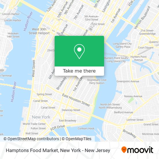 Hamptons Food Market map