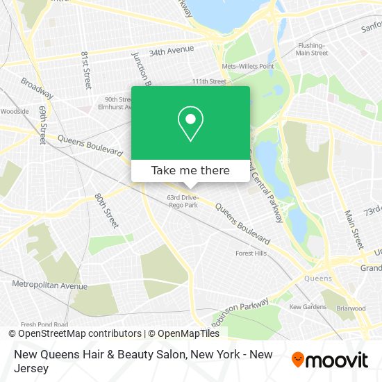 Mapa de New Queens Hair & Beauty Salon