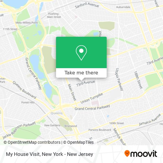 My House Visit map