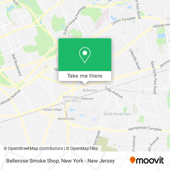Mapa de Bellerose Smoke Shop