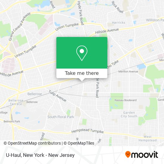 U-Haul map