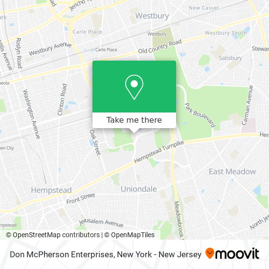 Don McPherson Enterprises map