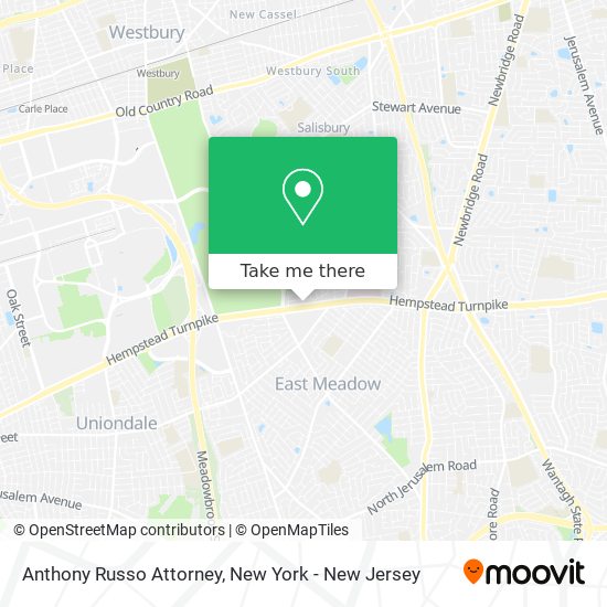 Mapa de Anthony Russo Attorney