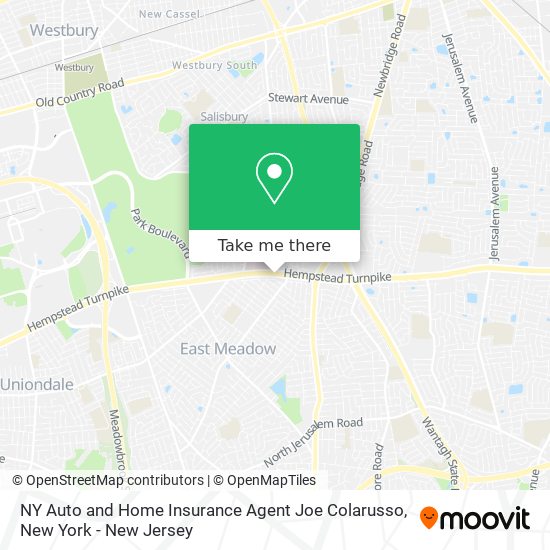 NY Auto and Home Insurance Agent Joe Colarusso map