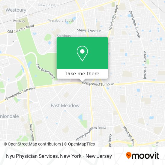 Nyu Physician Services map