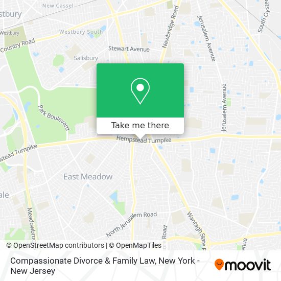 Mapa de Compassionate Divorce & Family Law