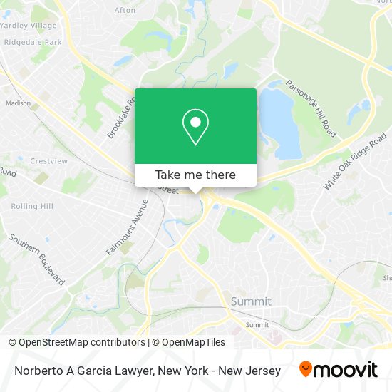 Norberto A Garcia Lawyer map