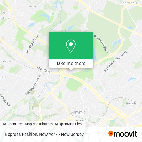 Express Fashion map